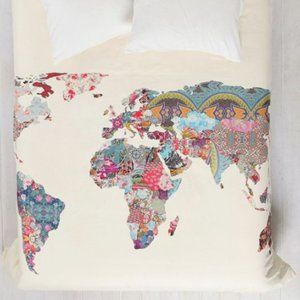 Anthropologie World Duvet Cover